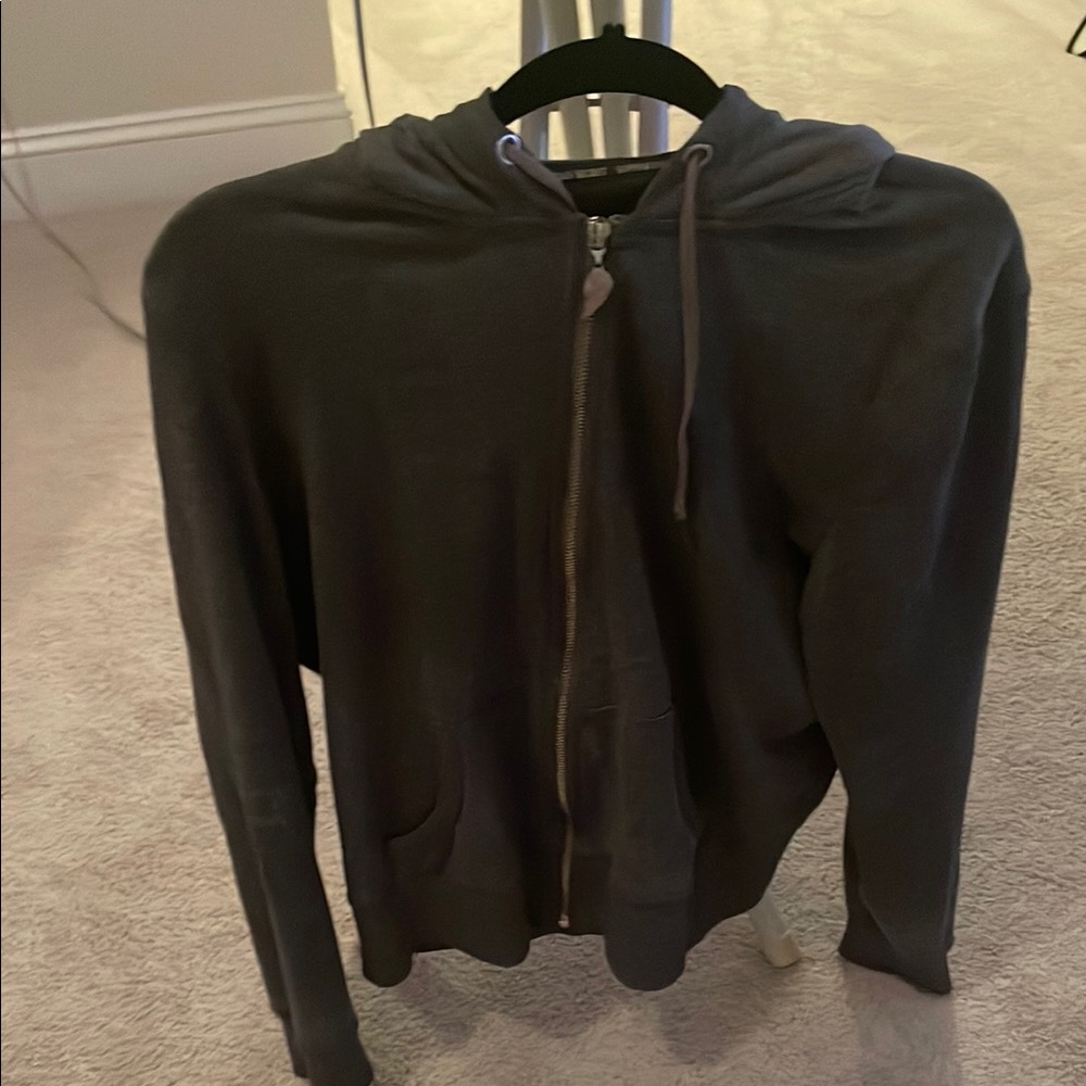 VS angel wings Dark Gray Zip-Up Hoodie